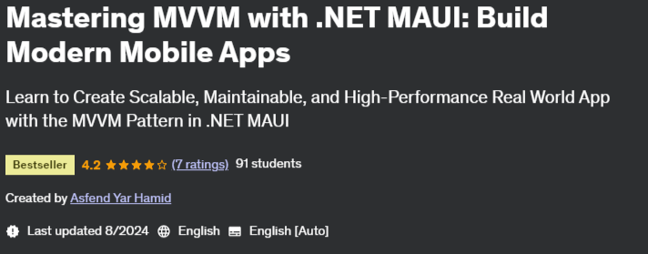 Pictures · Udemy — Mastering MVVM with .NET MAUI: Build Modern Mobile Apps 2024-8