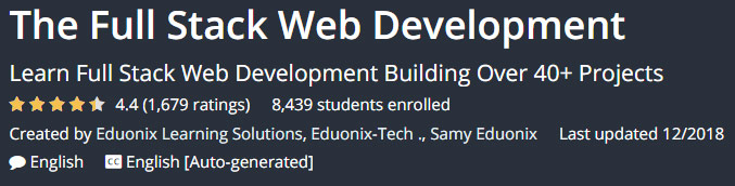 Pictures · The Full Stack Web Development 2018-12