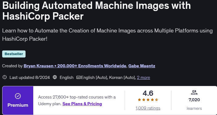 Images · Création d'images automatiques avec HashiCorp Packer 2024-8