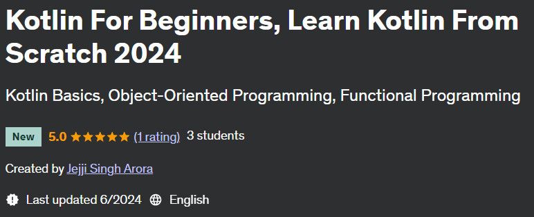 Pictures · Udemy — Kotlin For Beginners, Learn Kotlin From Scratch 2024 2024-6