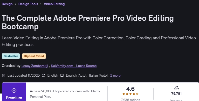 चित्र · पूरी एडोब Premiere Pro वीडियो संपादित करें Bootcamp 2025-11