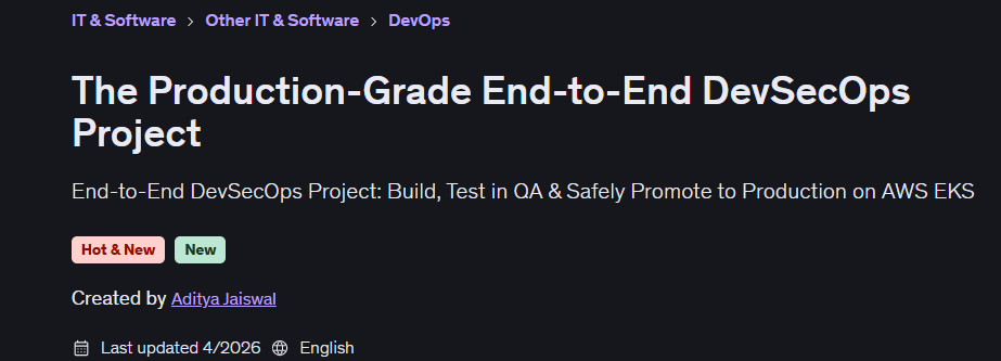 Pictures · Udemy — The Production-Grade End-to-End DevSecOps Project 2026-4