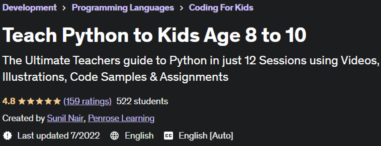 Pictures · Udemy — Teach Python to Kids Age 8 to 10 2021-5