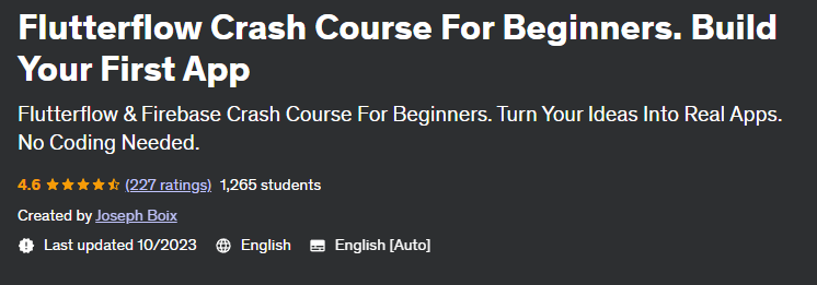 Pictures · Udemy — Flutterflow Crash Course For Beginners. Build Your First App 2023-1