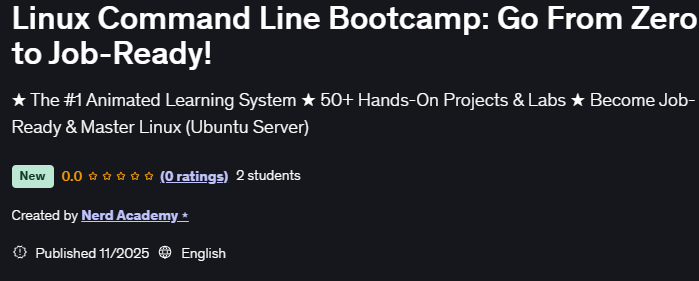 Pictures · Udemy — Linux Command Line Bootcamp: Go From Zero to Job-Ready! 2025-11