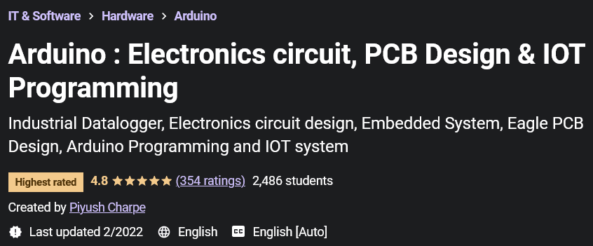 الصور · Arduino : الدائرة الإلكترونية ، تصميم PCB وبرمجة IOT 2022-2