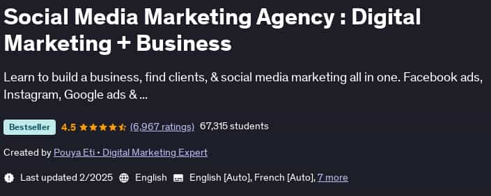 Pictures · Udemy — Social Media Marketing Agency : Digital Marketing + Business 2025-2