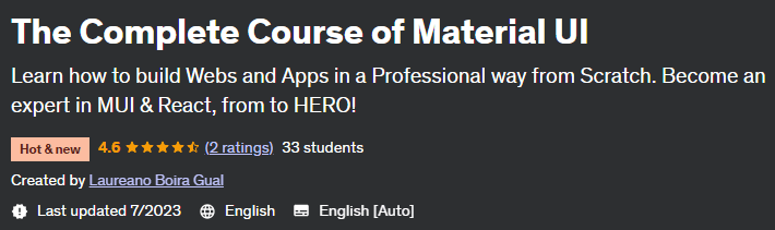 Pictures · The Complete Course of Material UI 2025-1