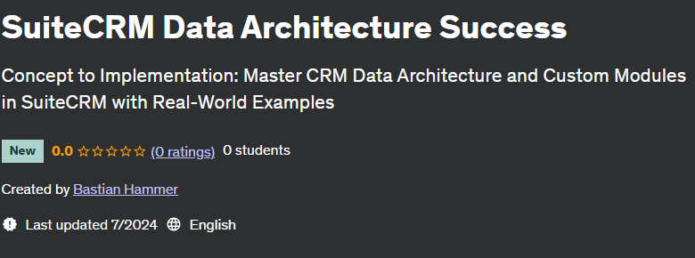 Pictures · Udemy — SuiteCRM Data Architecture Success 2024-6