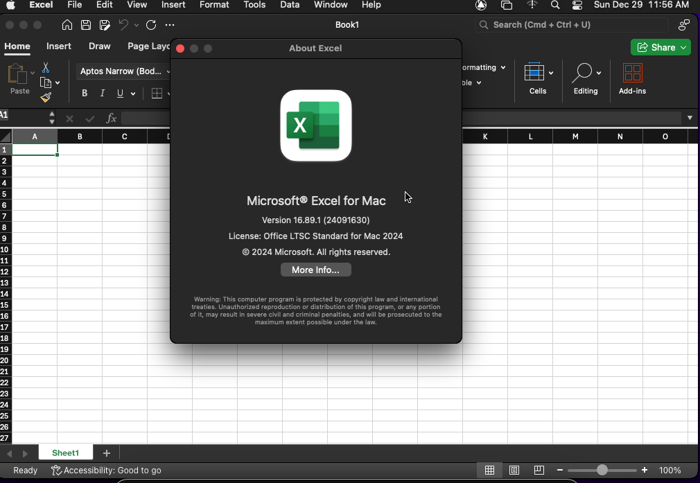 Bilder · Microsoft Office 2024 für Mac LTSC v16.113 VL