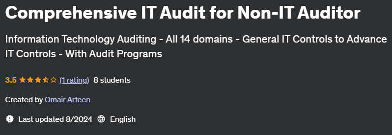 Pictures · Udemy — Comprehensive IT Audit for Non-IT Auditor 2024-8