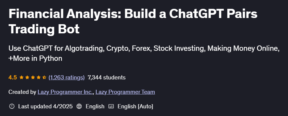 Pictures · Udemy — Financial Analysis: Build a ChatGPT Pairs Trading Bot 2025-4