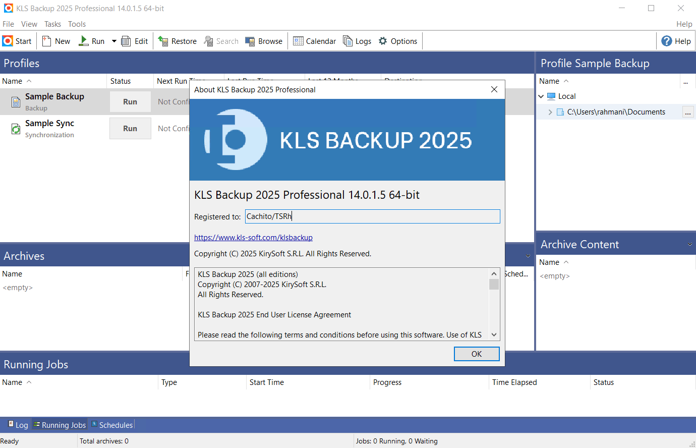 Imágenes · CLS Backup Profesional 2025 El V14.0.3.9