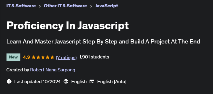 Pictures · Proficiency In Javascript 2024-10