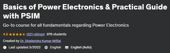 Pictures · Basics of Power Electronics & Practical Guide with PSIM 2022-3