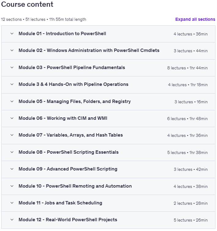 课程主题 · 主持 Windows PowerShell:管理与自动化 2025-11