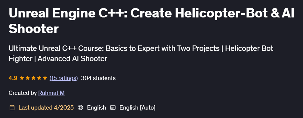 Pictures · Udemy — Unreal Engine C++: Create Helicopter-Bot & AI Shooter 2025-4