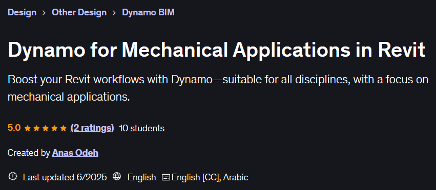 Pictures · Dynamo for Mechanical Applications in Revit 2025-6