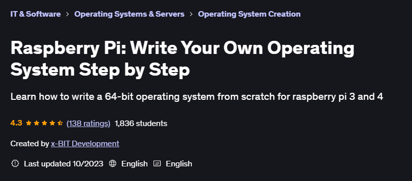 Pictures · Udemy — Raspberry Pi: Write Your Own Operating System Step by Step 2023-10