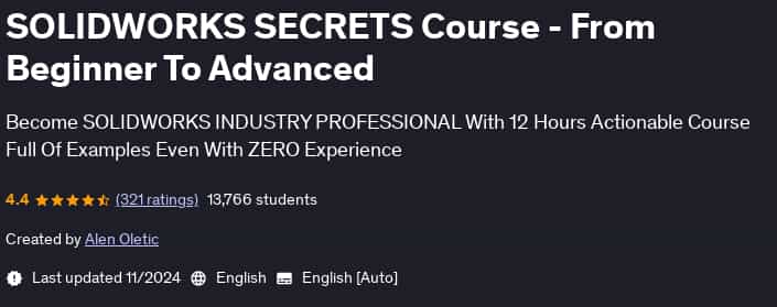 Pictures · SOLIDWORKS SECRETS Course – From Beginner To Advanced 2021-11