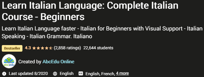 Pictures · Learn Italian Language: Complete Italian Course – Beginners 2019-11