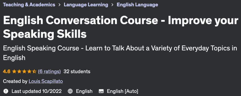 Pictures · English Conversation Course – Improve your Speaking Skills 2022-10