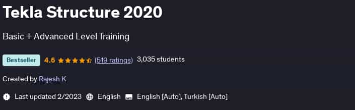 Pictures · Udemy — Tekla Structure 2020 2023-2