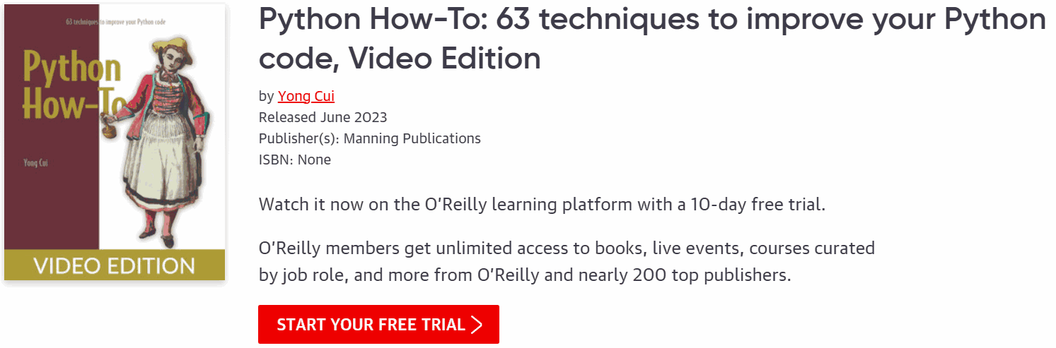 Pictures · Oreilly — Python How-To: 63 techniques to improve your Python code, Video Edition 2023-6