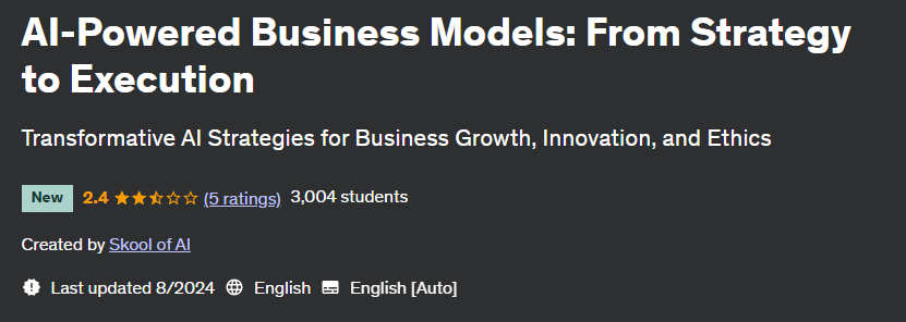 Pictures · AI-Powered Business Models: From Strategy to Execution 2024-7