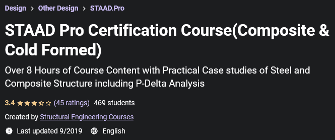 Pictures · Udemy — STAAD Pro Certification Course (Composite & Cold Formed) 2019-9