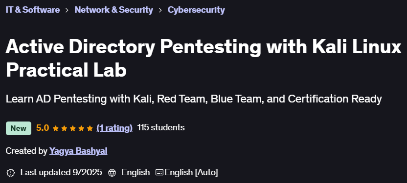 Pictures · Udemy — Active Directory Pentesting with Kali Linux Practical Lab 2025-9