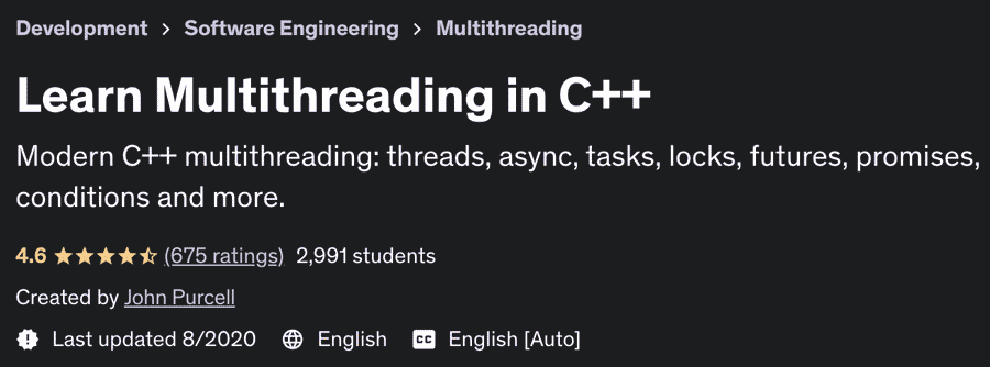 Pictures · Udemy — Learn Multithreading in C++ 2020-8