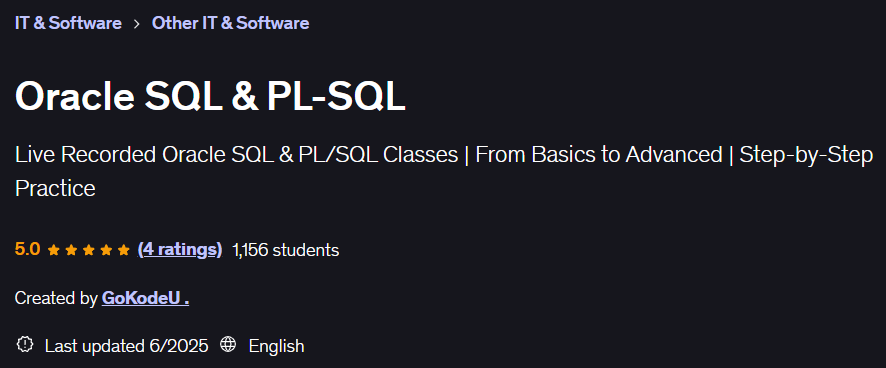 Pictures · Oracle SQL & PL-SQL 2025-6