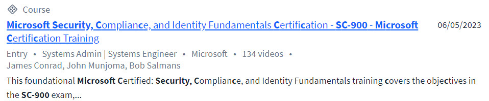 Pictures · CBTNuggets — SC-900 Training: Microsoft Certified: Security, Compliance, and Identity Fundamentals 2023-6
