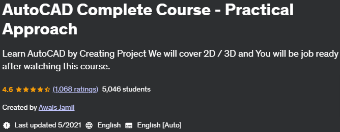 Pictures · AutoCAD Complete Course – Practical Approach 2021-4