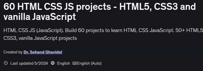 Pictures · 60 HTML CSS JS projects – HTML5, CSS3 and vanilla JavaScript 2024-5