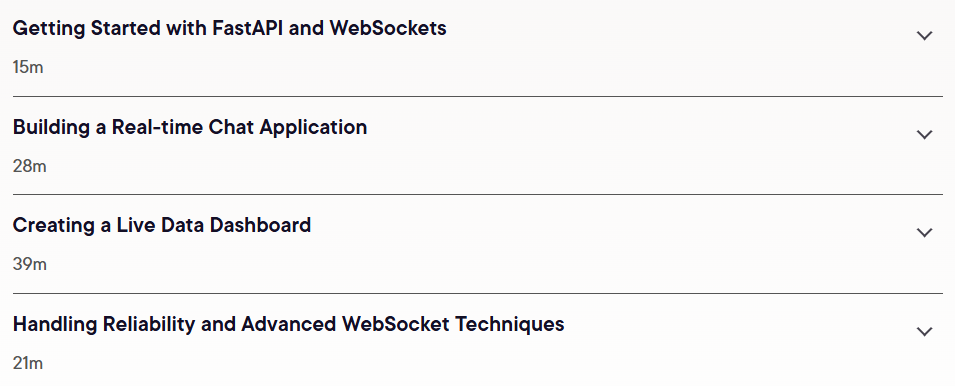 강좌 주제 · FastAPI: WebSockets를 사용하여 실시간 데이터 처리 2025-10