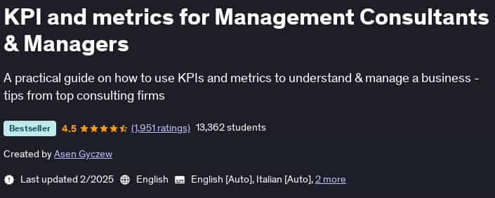 Pictures · KPI and metrics for Management Consultants & Managers 2025-2
