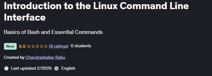 Pictures · Udemy — Introduction to the Linux Command Line Interface 2025-2