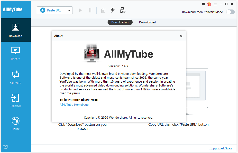 Pictures · Wondershare AllMyTube 7.4.9.2 + Portable / 7.4.8.1 macOS