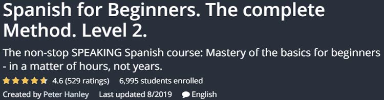 Pictures · Udemy — Spanish for Beginners. The complete Method. Level 2. 2019-8