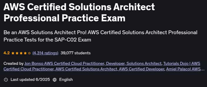 Pictures · Udemy — AWS Certified Solutions Architect Professional Practice Exam 2025-6