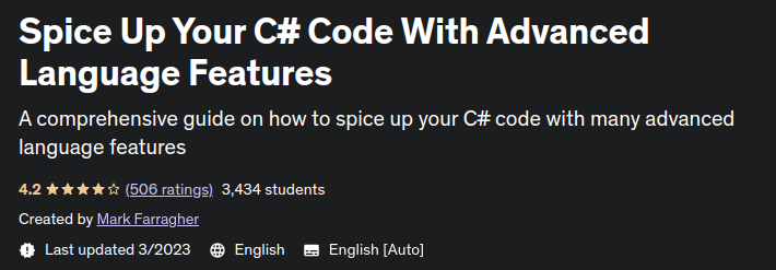 Pictures · Spice Up Your C# Code With Advanced Language Features 2023-3