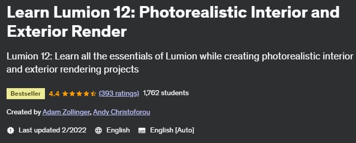 Pictures · Udemy — Learn Lumion 12: Photorealistic Interior and Exterior Render 2022-2