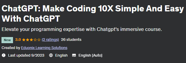 Pictures · Udemy — ChatGPT: Make Coding 10X Simple And Easy With ChatGPT 2023-10