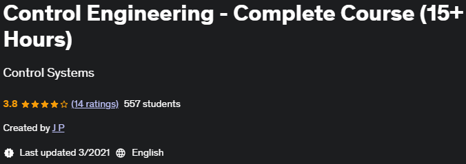 Pictures · Udemy — Control Engineering – Complete Course (15+ Hours) 2020-9