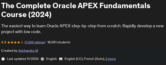 Pictures · Udemy — The Complete Oracle APEX Fundamentals Course (2024) 2024-11