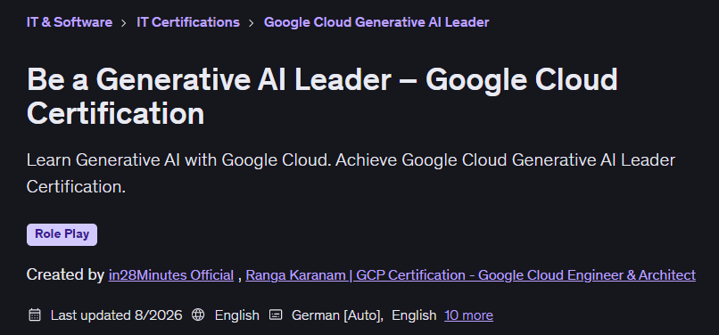 الصور · كونك جيراني AI الزعيم - Google Cloud شهادة 2026-8