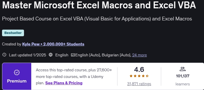图片 · 主持人 Microsoft Excel Macros 和 Excel VBA 2025-1