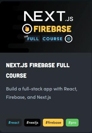 Pictures · Fireship — Next.js Firebase Full Course 2022-7